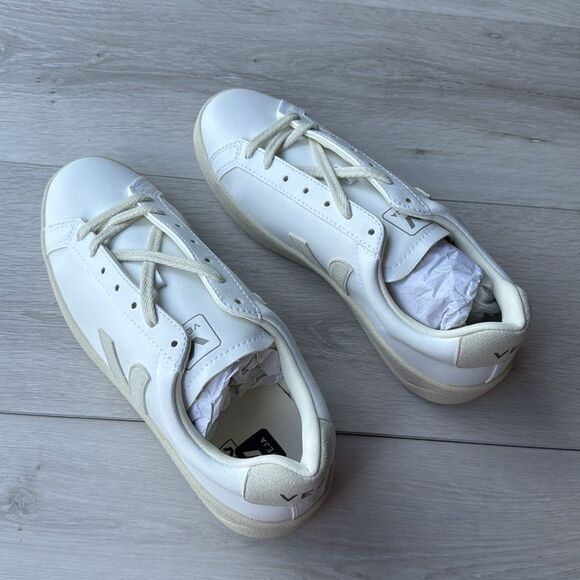 VEJA URCA CWL WHITE NATURAL size 8 sneakers NWT in box - Picture 10 of 10